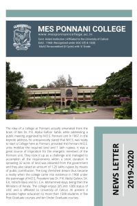 Annual Newsletter 2019-20
